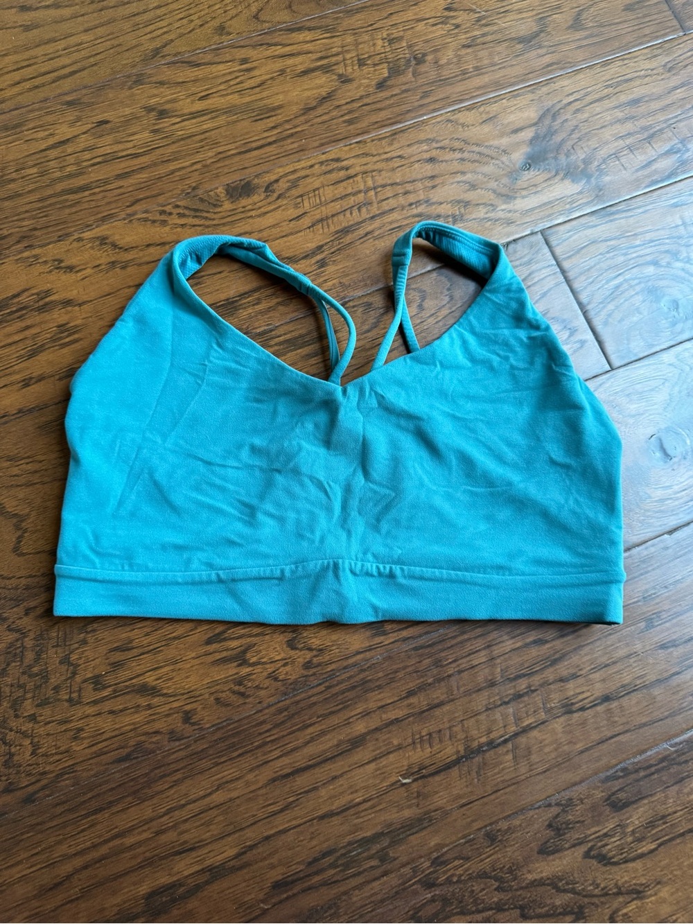 Athleta Women’s Teal Strappy Sports Bra